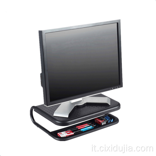 Supporto per monitor per computer in acciaio dal design ergonomico